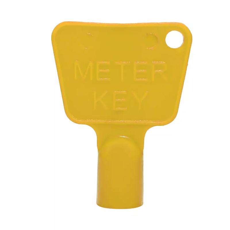 Triangular METER BOX KEY Triangle Gas Electric Water Cupboard Replacement YELlOW 0