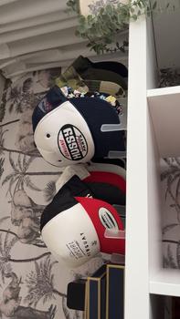 Product Review of Acrylic Hat Stand, 2 Counts Baseball Cap Display & Storage Rack, Hat Holder for Bedroom, Closet, Dresser, Home Organizer from l**e 0