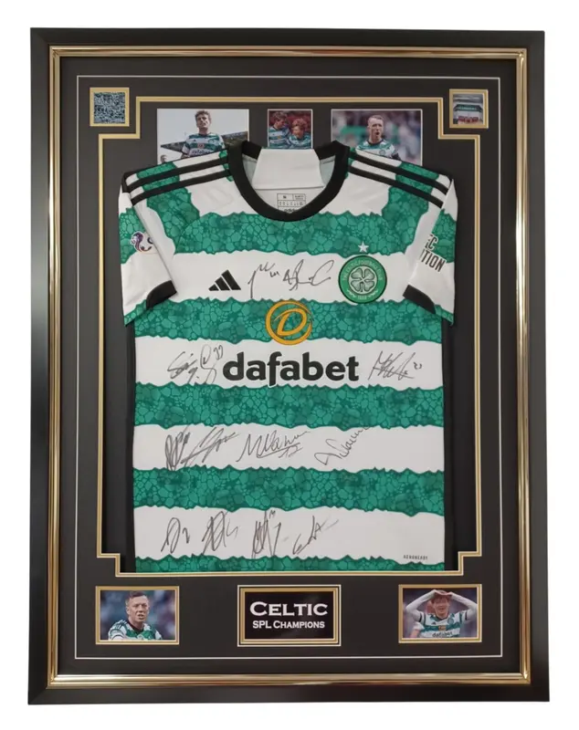 2023 2024 Celtic Signed Shirt 0