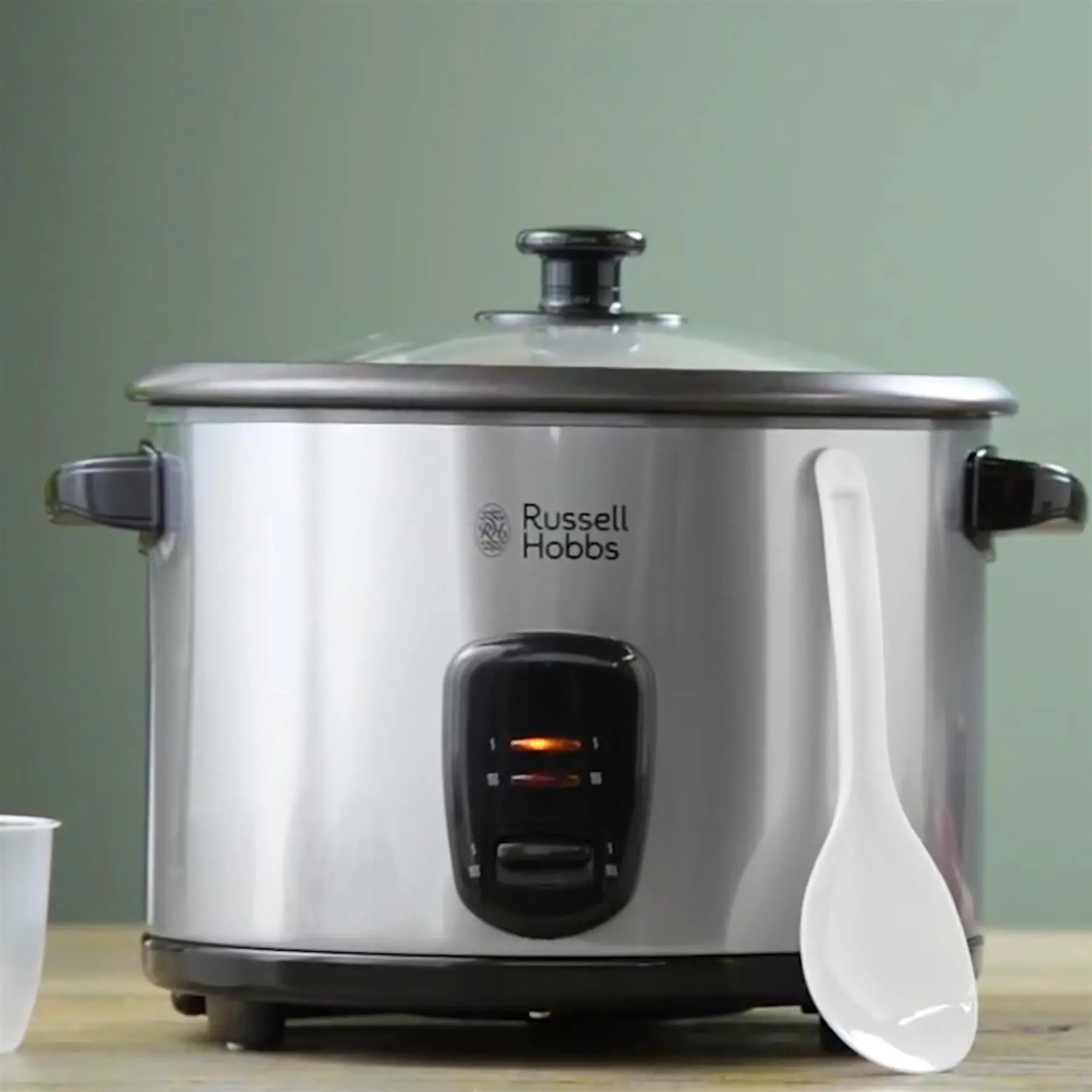 Russell Hobbs 19750 1.8L Stainless Steel Rice Cooker & Steamer│700W│Silver