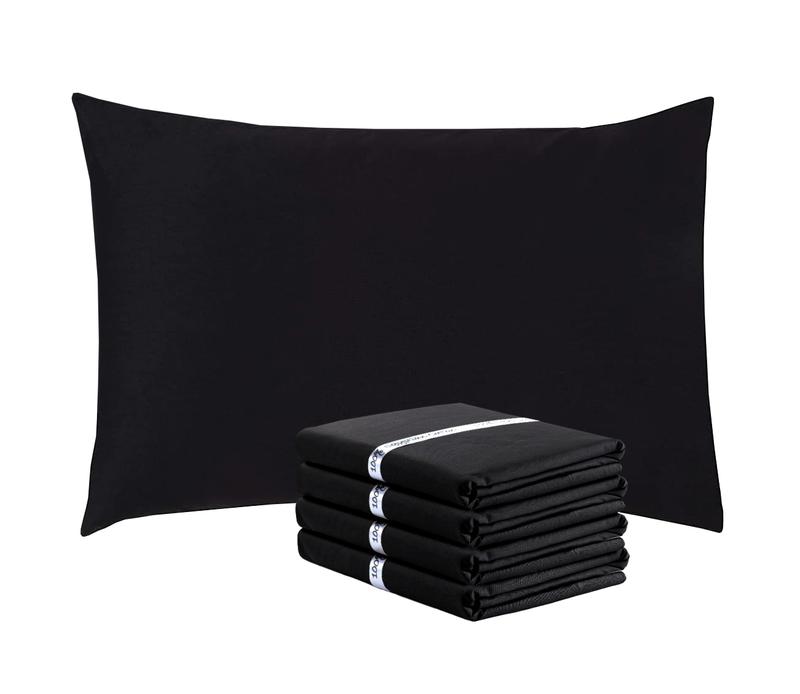 Rayyan Linen Hotel Quality Pillow Cases 4 Pack 100% Egyptian Cotton 200 Thread Counts 50 X 75 cm 6