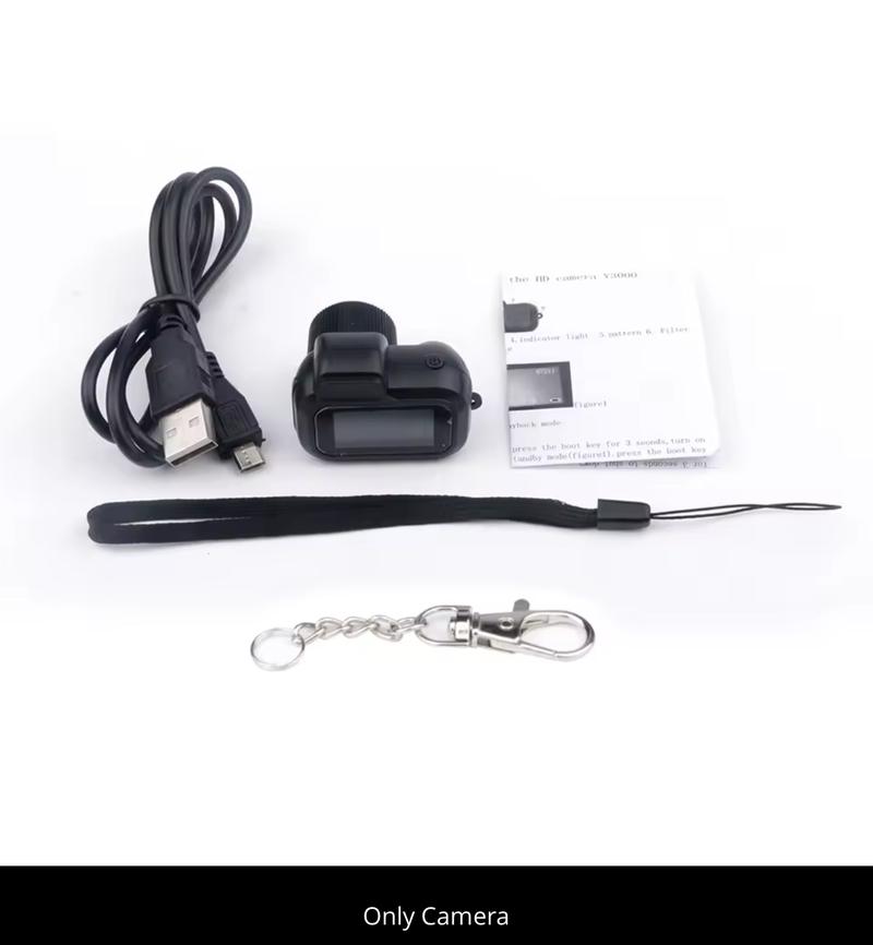 Product Introduction of Mini Camera with 0.96in Screen, 1080P Sports Portable Vintage Video Recorder Supports TF Card for Indoor and Outdoor Use - Y3000 Compact Button Automatic Cable Camcorder Memory Micro Recording 62