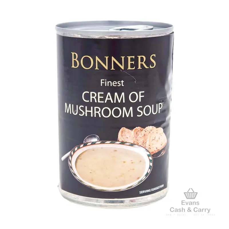 (BBE 12/24) Bonners Cream of Mushroom Soup (400g) (70p each or 2 for £1.20) 0