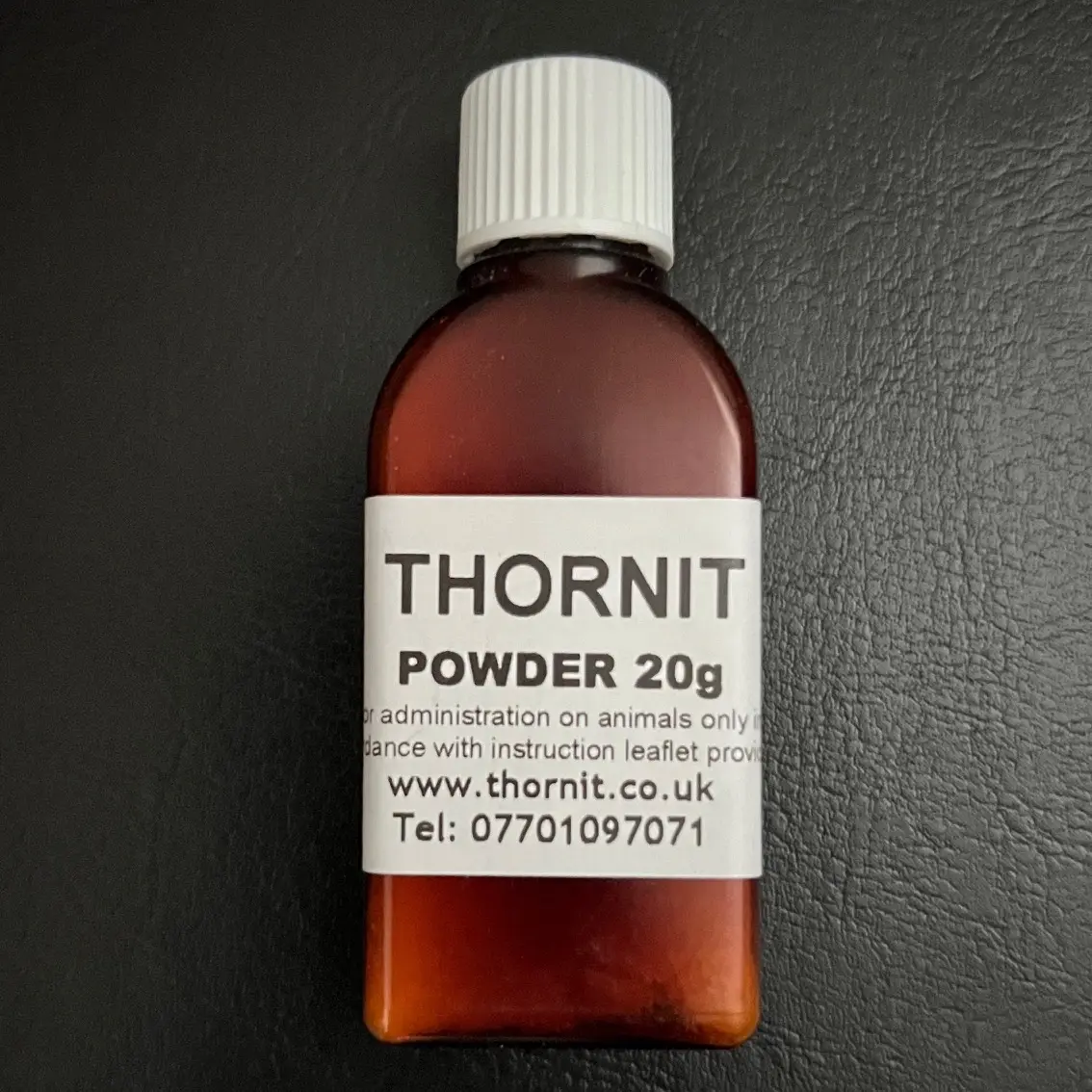 THORNIT EAR MITE POWDER 20g Bottle - THE ORIGINAL 100 YEAR OLD PROVEN ANTI-ITCH FOX MITE FORMULA for DOGS CATS RABBITS