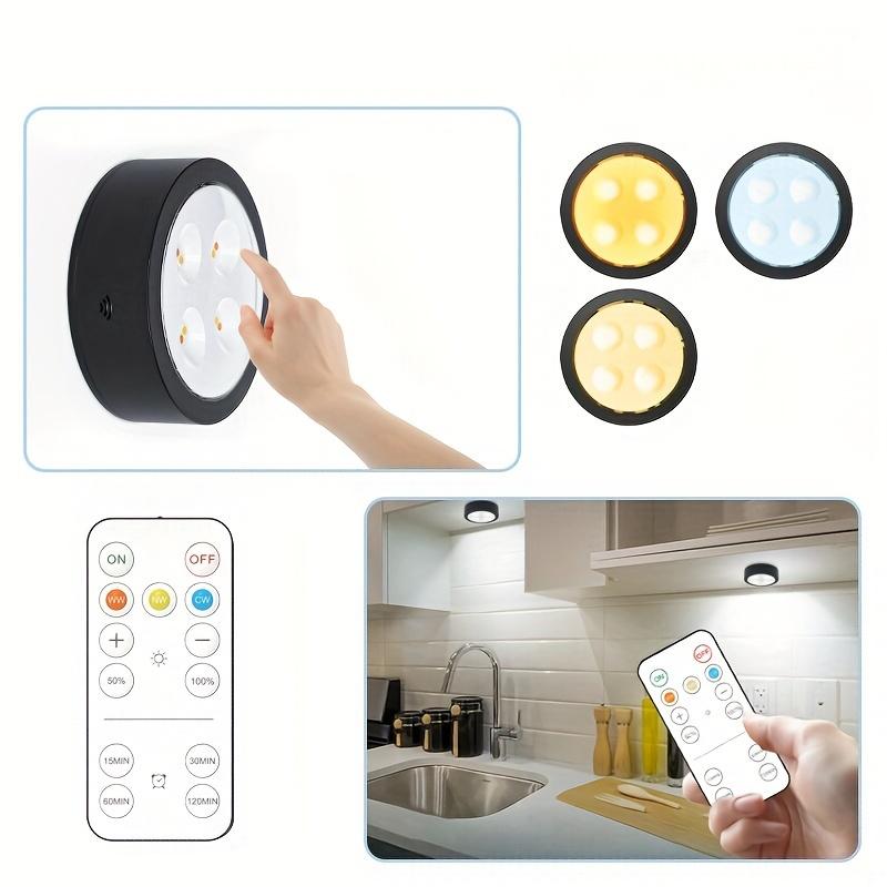 Product Introduction of 3-Pack Battery-Powered LED Picture Lights with Remote, Press Control, Adjustable Color Temperature, and Timer, Wireless Metal Wall Art Lighting for Gallery, Stairs, Corridors, Bedroom Frame Decoration 8