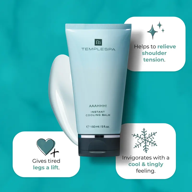 TEMPLESPA AAAHHH! Instant Cooling Balm For Aching Feet & Limbs 4