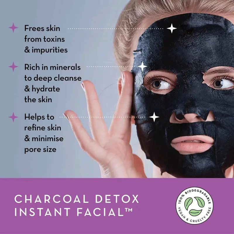 Seoulista Charcoal Detox Instant Facial®  Skincare Cleansing Clear Hydrate 1