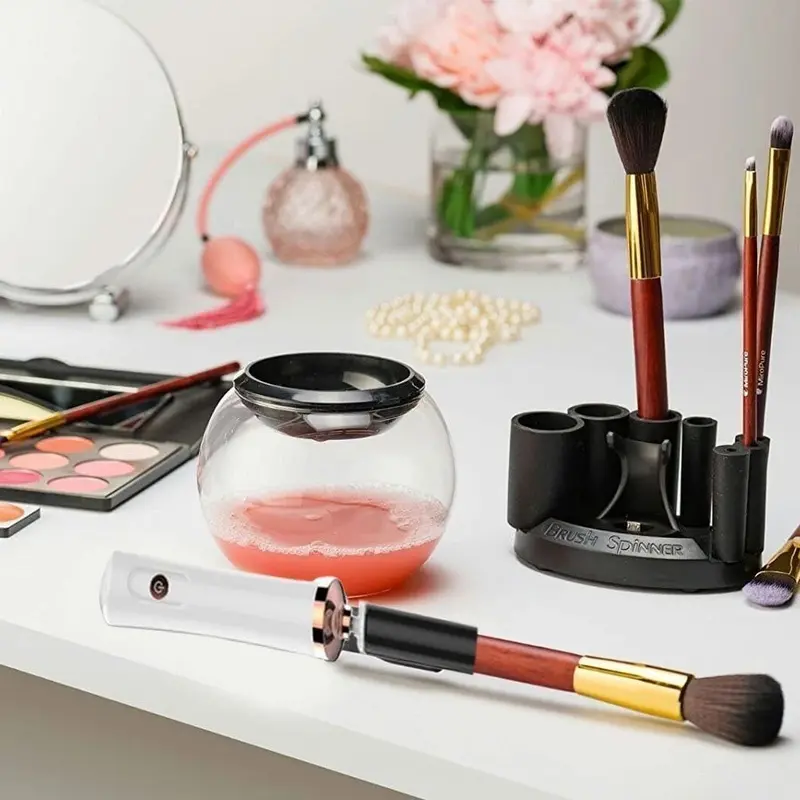 LuxeSilk Electric Cosmetic Makeup Brush Cleaner and Dryer 4