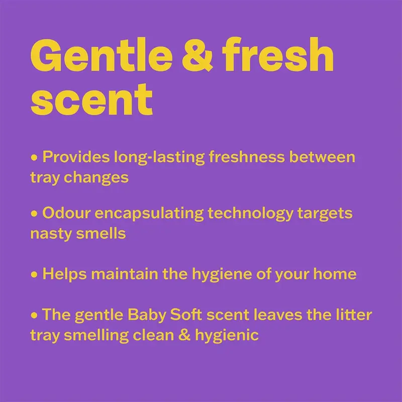 Bob Martin Cat Litter Freshener Powder, Baby Soft Scent - Effective Odour Control for Longer Lasting Freshness, Made in the UK (400g) (Packaging can vary) 1