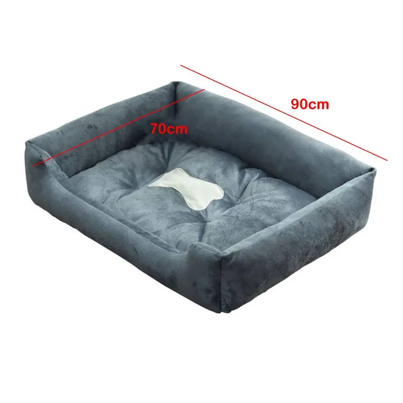 Large Warm Plush Dog Bed Mat for Pet Puppy - Washable Calming Cushion 7