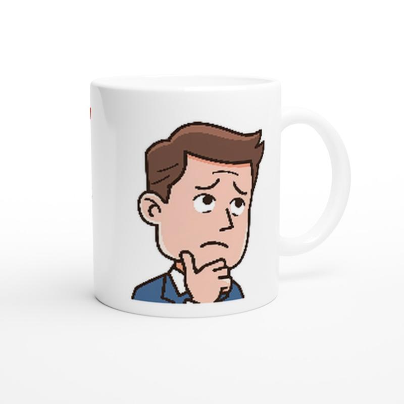 Funny Novelty Conspiracy Theorist White 11oz Ceramic Mug, Science Coffee Cup 4