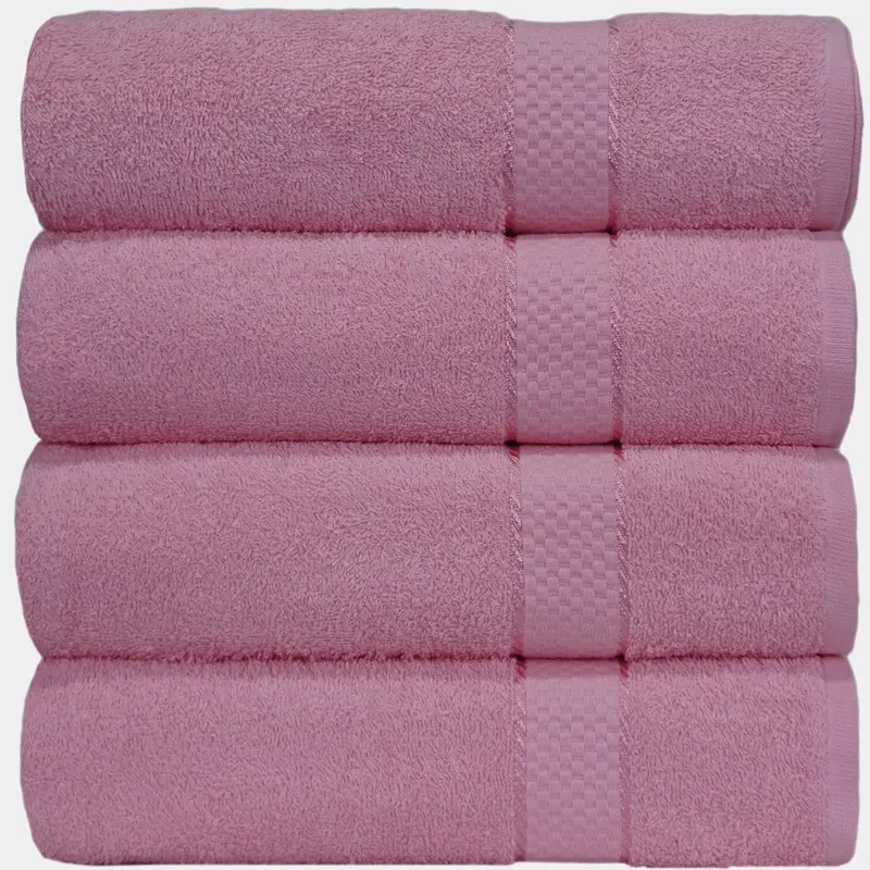 Bargain Bath Towel - Budget-Friendly 100% Egyptian Cotton - Super Soft - 80x140cm Absorbent Soft Sheet Smooth Plain luxury 5