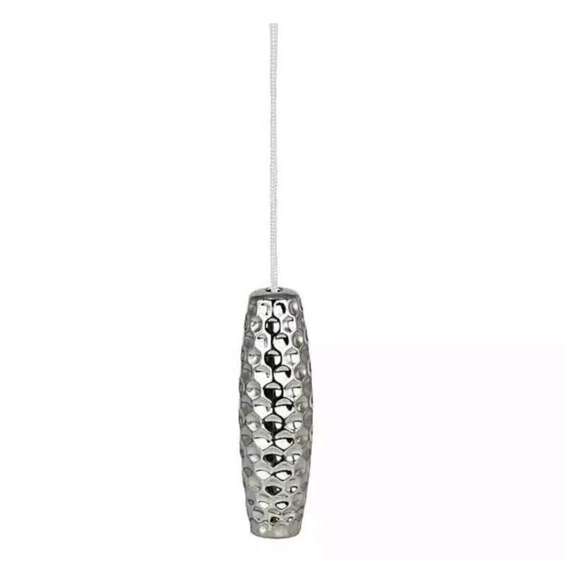 Dunelm Bathroom Light Pull Cord Glossy Finish for Bathroom White Chrome UK 2