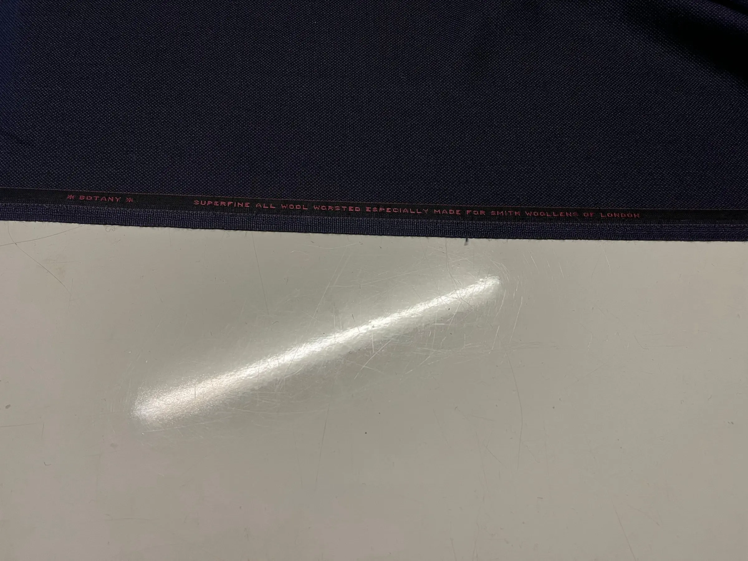 NEW High Class Superfine All Wool Worsted Made In England Suiting Fabric