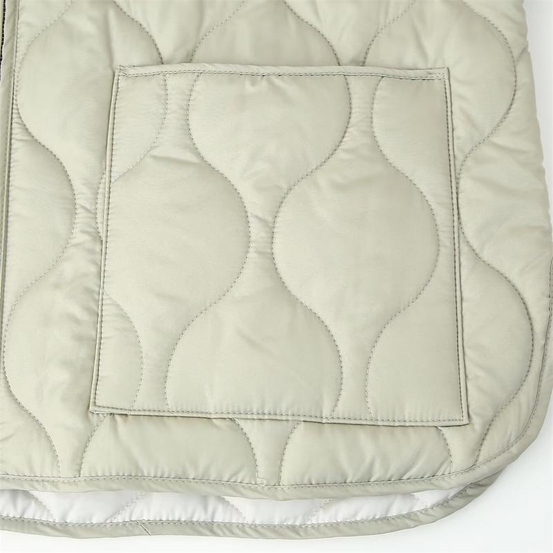 Product Introduction of PB&ZA2024 Autumn New Women's Clothing Style Round Neck Loose Lightweight Pocket Decoration Cotton Jacket Quilted Coat 8