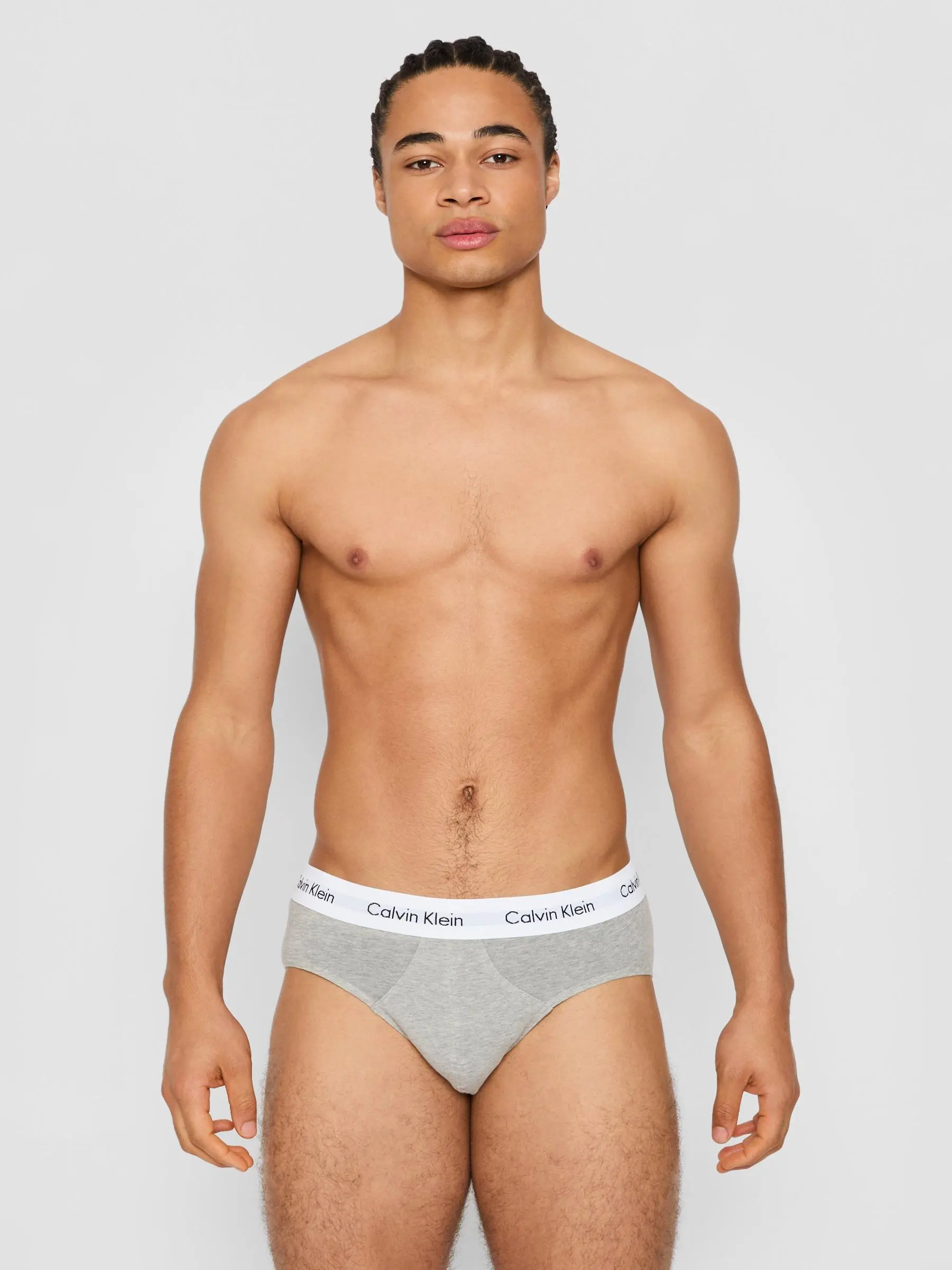 Calvin Klein Underwear HIP BRIEF 3 PACK COTTON STRETCH - Briefs