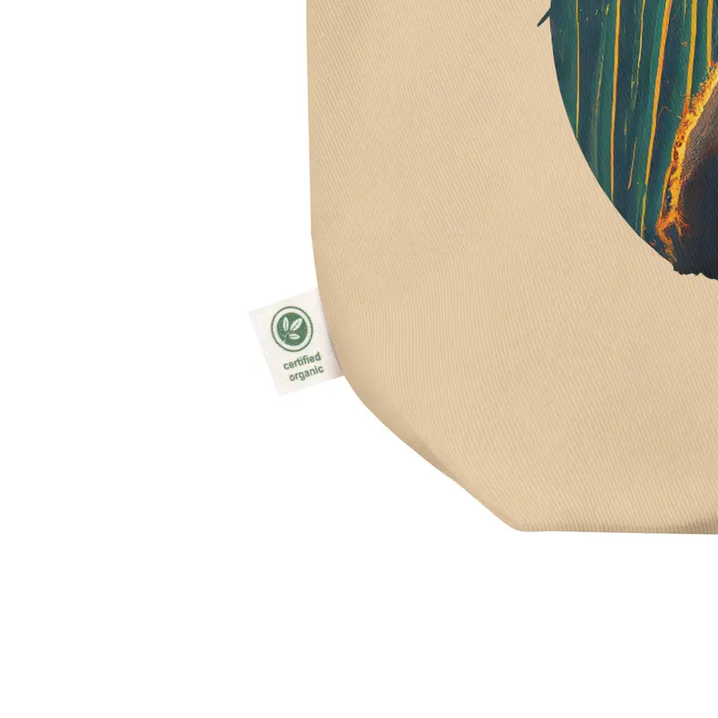 Eco-Friendly Cotton Tote Bag with Adorable Red Panda Design 4