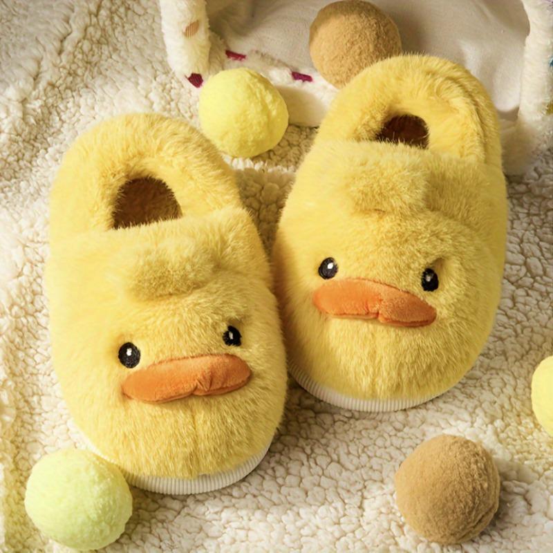 Product Introduction of Cozy Cartoon Plush Footwear for Youngsters - Warm, Comfortable Indoor Shoes with Non-Slip Sole for Boys & Girls, Ideal for Fall/Winter 7
