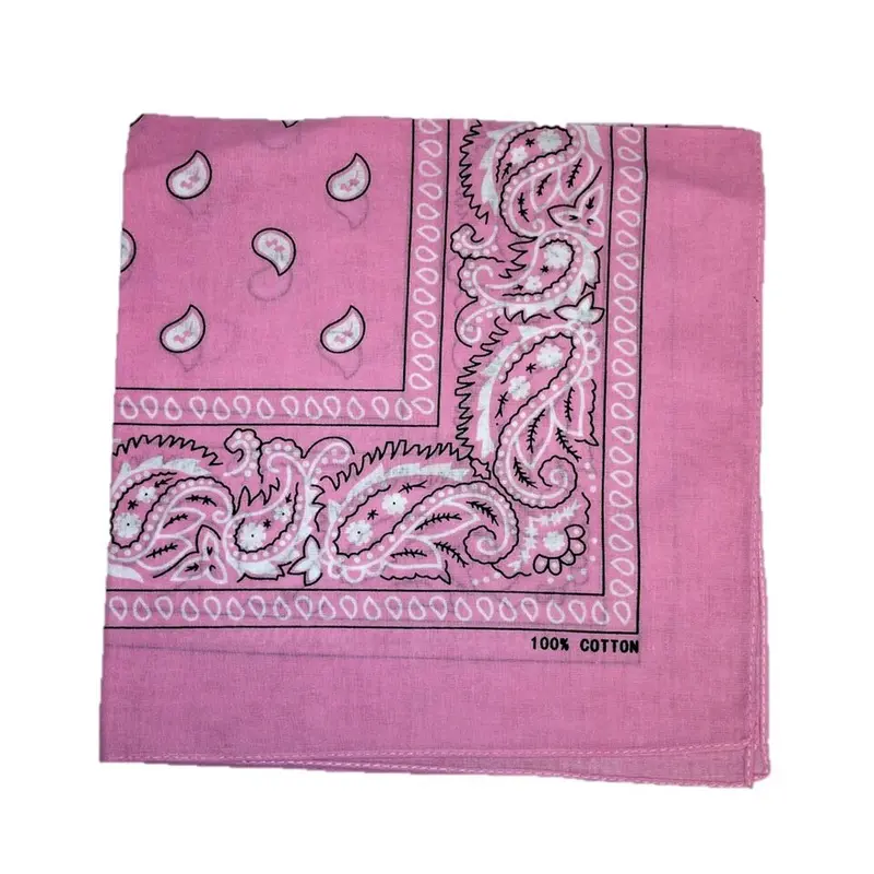 Bandana Paisley Print neck head scarf 100% Cotton Unisex Mixed Colour Pattern 7