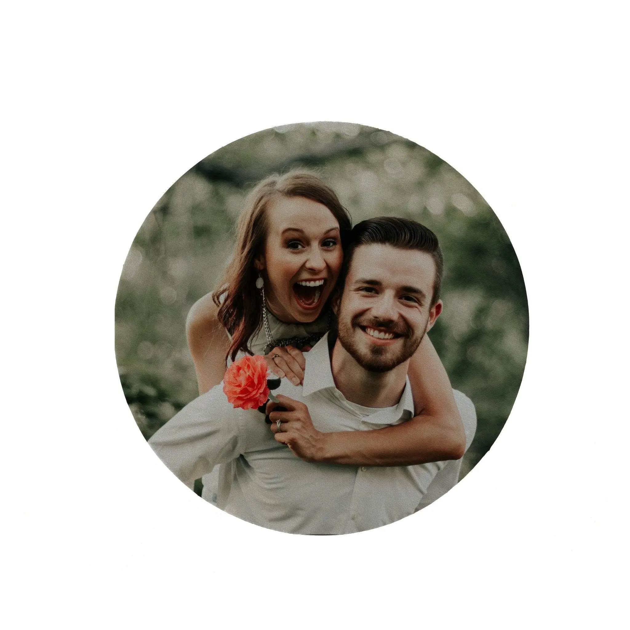 Custom Photo Circle Mouse Mat