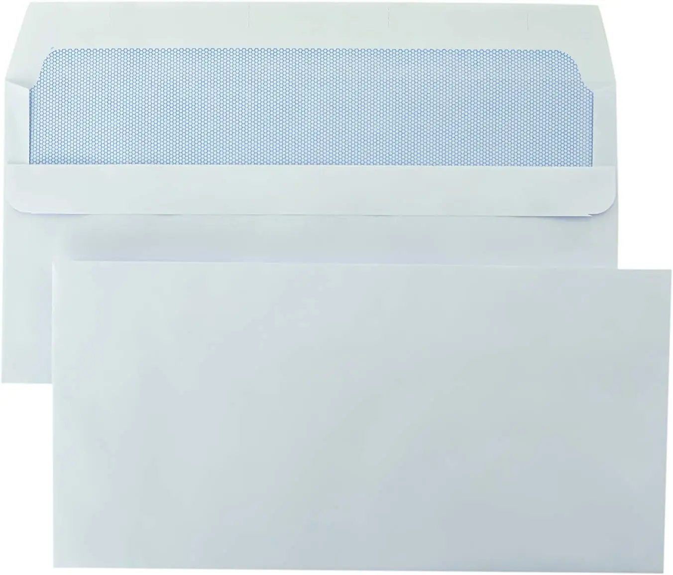 100 GSM Peel and Seal Wallet 25 Envelopes, 110 mm Length x 220 mm Width, White