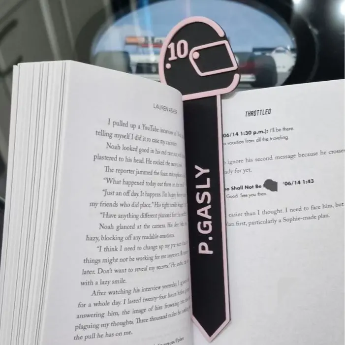 Formula 1 Inspired Driver bookmark - F1 inspired bookmark - F1 gift 2