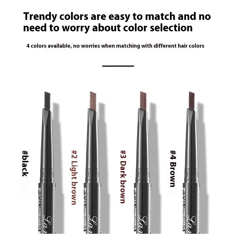Double-headed Eyebrow Pencil Waterproof Natural Long Lasting 5