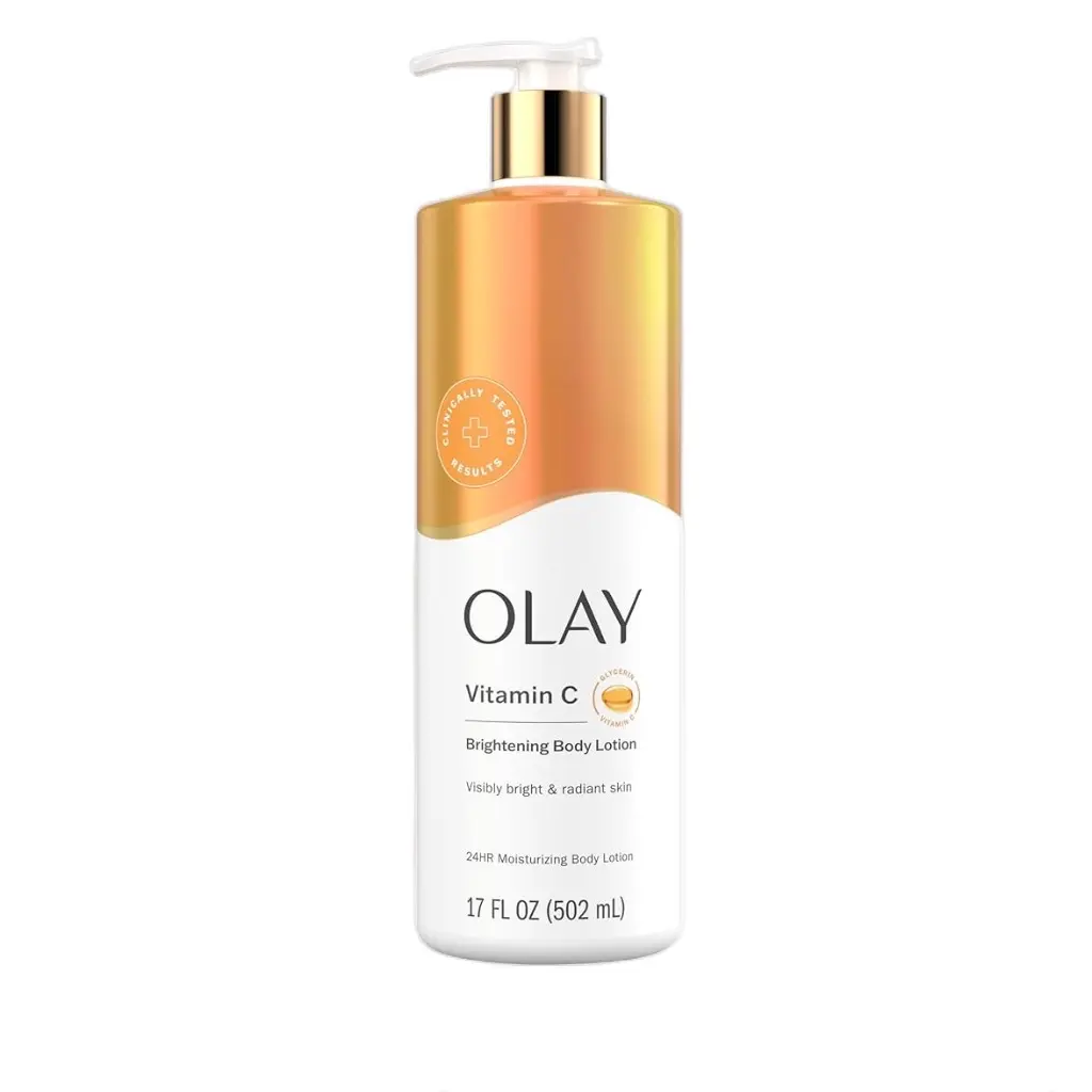 OLAY Vitamin C & B3 Brightening Body Lotion, 502ml - Fast Absorbing Formula for 24hr Moisturizing - Moisturize, Body Care