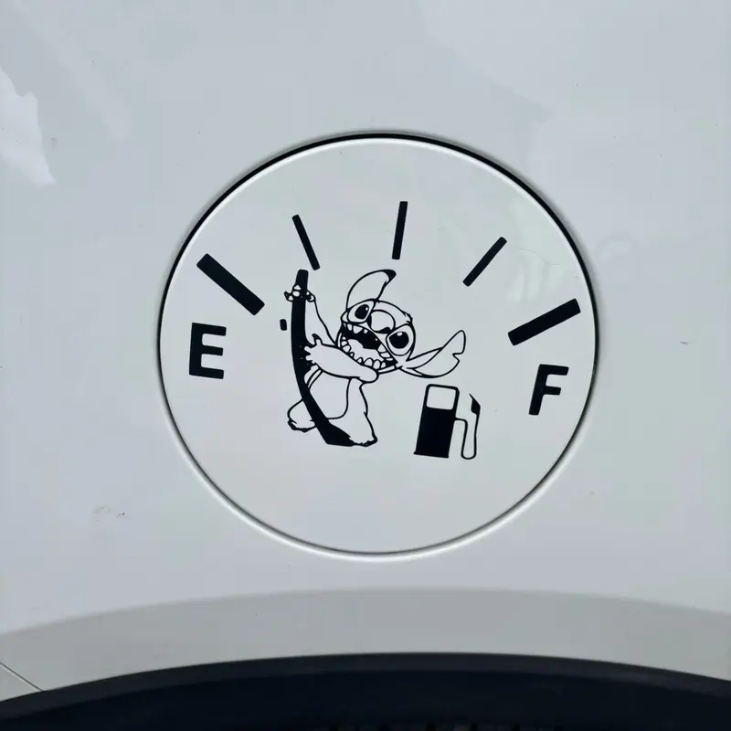 Character fuel cap cover sticker/vinyl 2