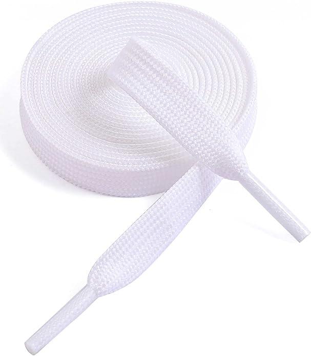 Flat Trainers Shoelace, Wide Shoe Lace for Sneakers, Premium Trainer Shoe String, Replacements for Athletic Sport Shoelaces Footwear Comfort Bridal Bedroom 7