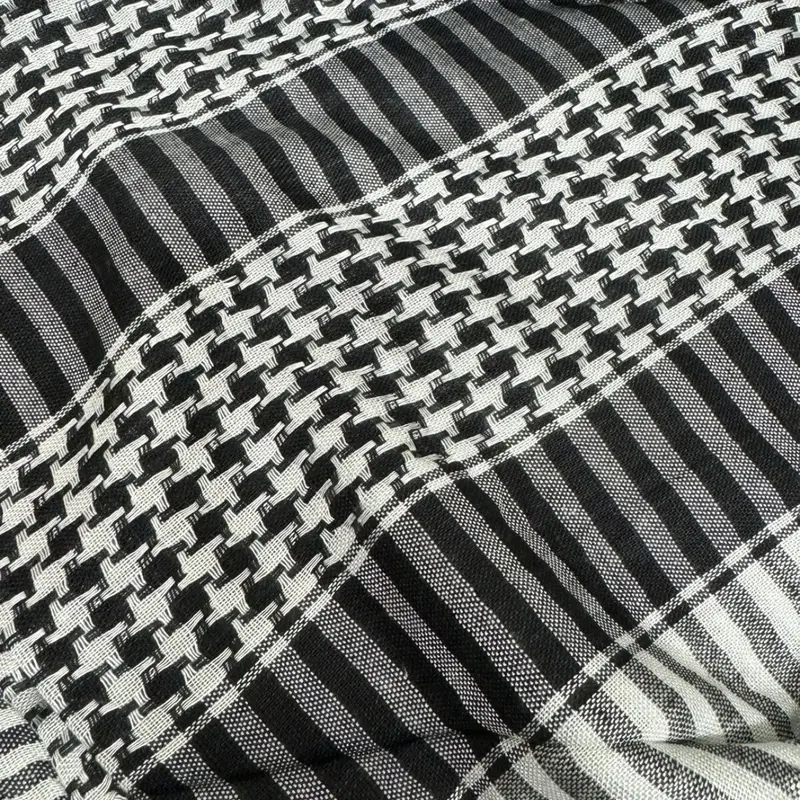 White & Black Head Scarf Wrap For Mens/Boys 2