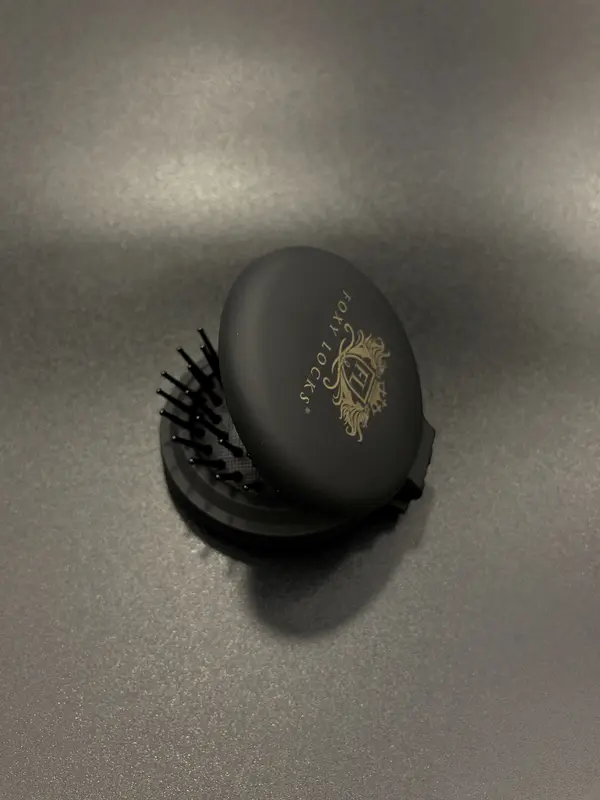 Compact Travel Brush with Mirror 1