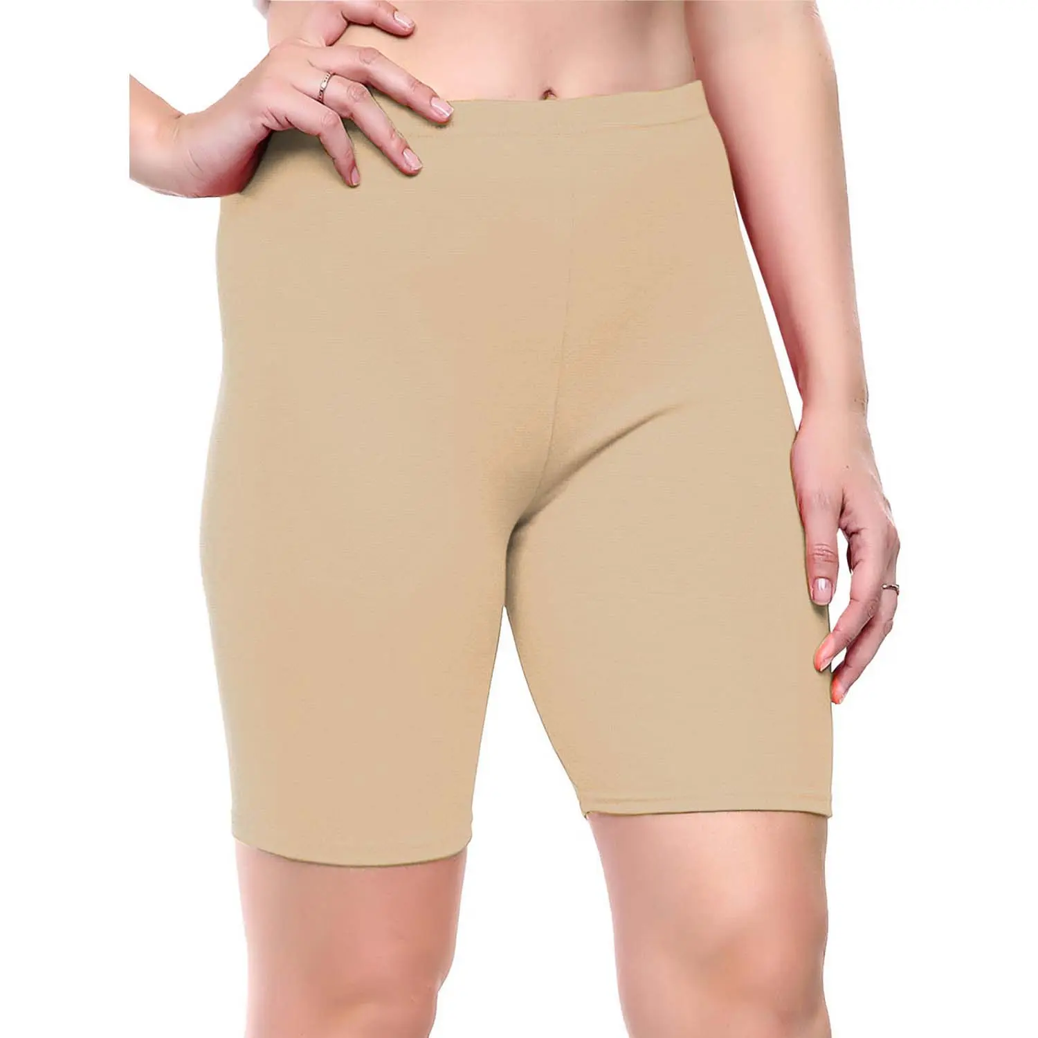 Love My Fashions Women's Plain Minimalist Casual Pants Shorts