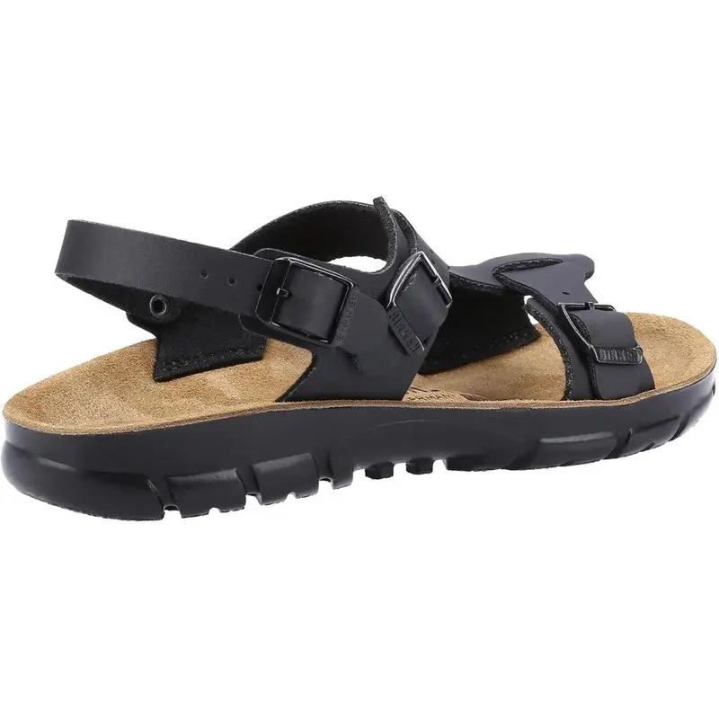 Birkenstock Women Sofia Mule Slip On Leather Clog Black Sandals 2