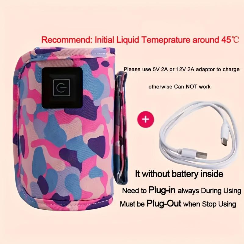 Product Introduction of HOTMIR USB Charger Milk Bottle Warmer, Portable Insulated Bag for Travel & Camping, Electric Formula Feeding Heater for Newborns, No Battery Required, ≤36V Operating Voltage 4