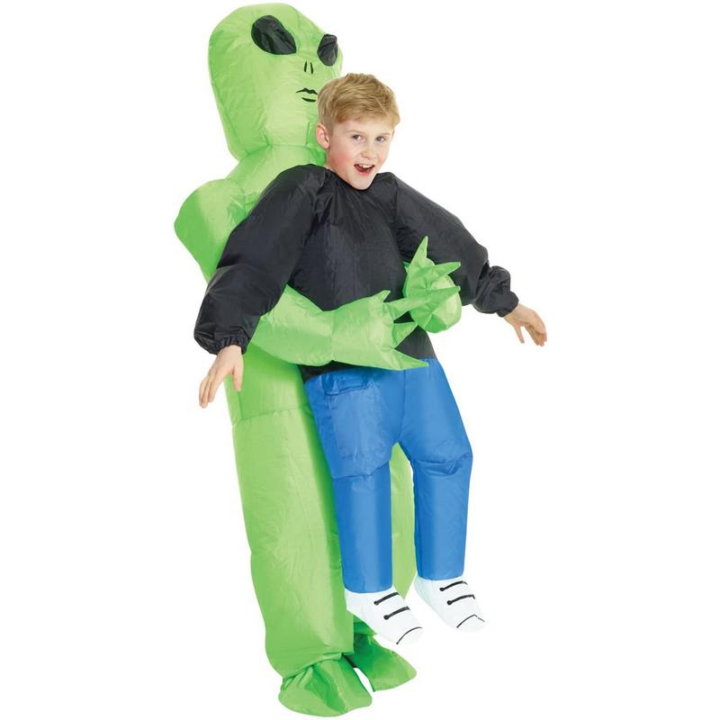 Morph Alien Costume for Kids, Inflatable Alien Costume, Abducted by Aliens Costume, Alien Blow Up Costume 1