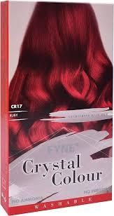 Product Introduction of FYNE crystal colors semi-permanant hair dye Haircare no amonia no peroxide 2*50 ml neon yellow 6