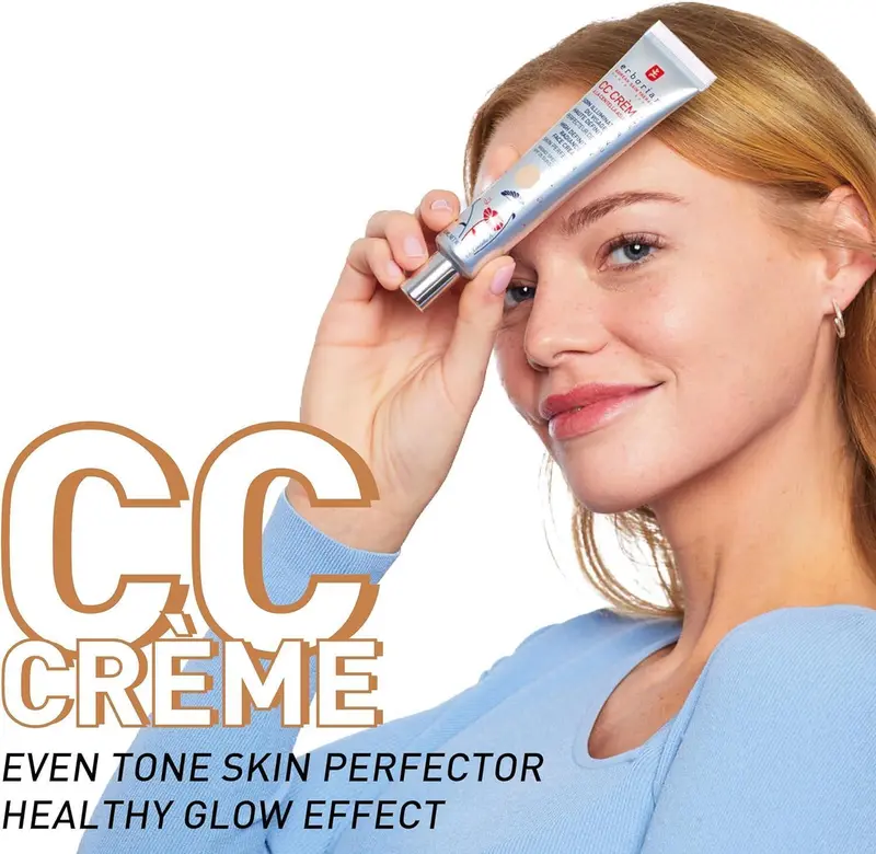 Erborian CC Cream: Lightweight Skin Perfector with Centella Asiatica, Anti-Aging Vitamin B3 & Moisturizers - Skincare 5