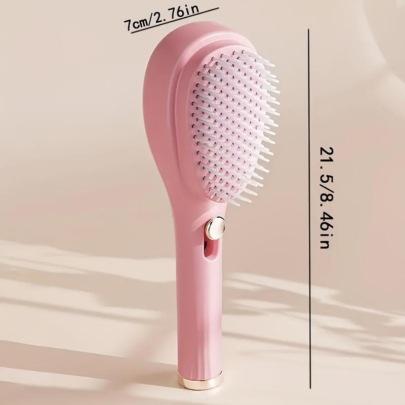 Product Introduction of 1pcs Magic Retractable Hair Comb-Anti-Static Scalp Massaging & Detangling Brush for All Hair Types Holiday Gift Box Beauty Tool 2