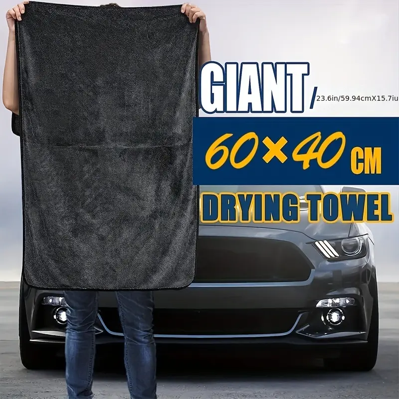 1pc, Microfiber Cleaning Cloth, Dish Towel, Home Car Washing Cloth, Soft Car Drying Towel, Multifunctional Household Rag, Degreasing Rag, Super Absorbent Towel, Glass Wiping Towel, Lint Free, Cleaning Supplies, Cleaning Tool, Back To School Supplies