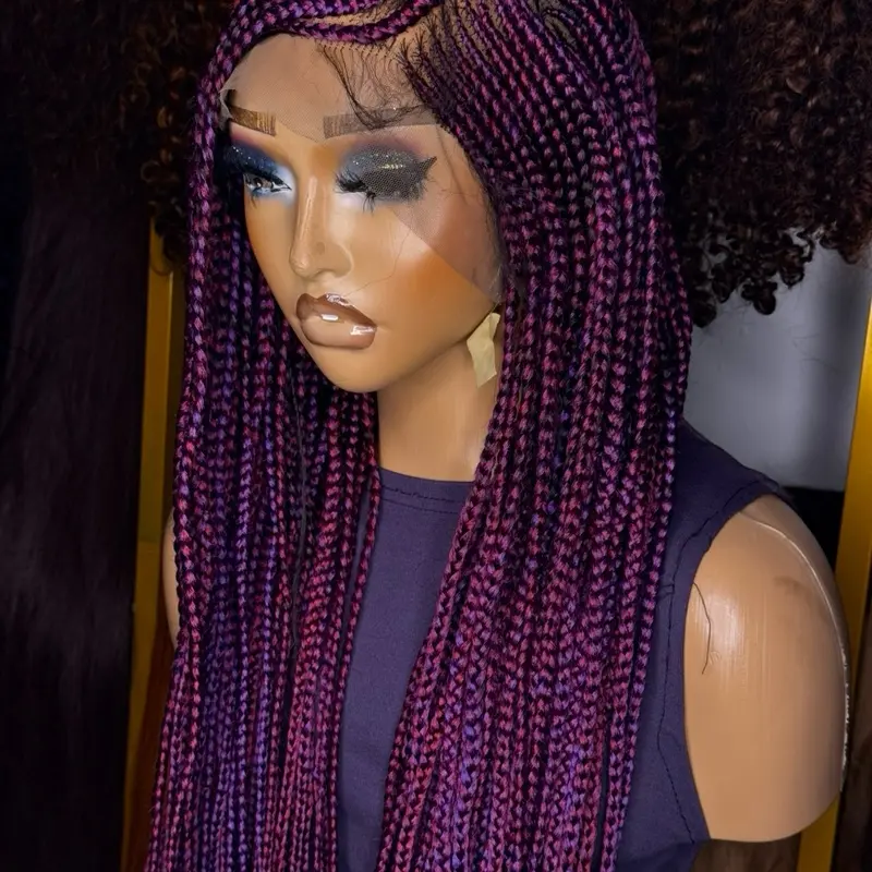 Classic Full lace braided wig 3