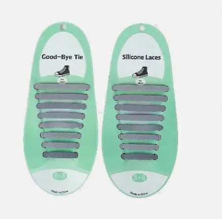 Comfortable Elastic Silicone Shoelaces for Kids and Adults - No Tie Lazy Trainers - Footwear 5