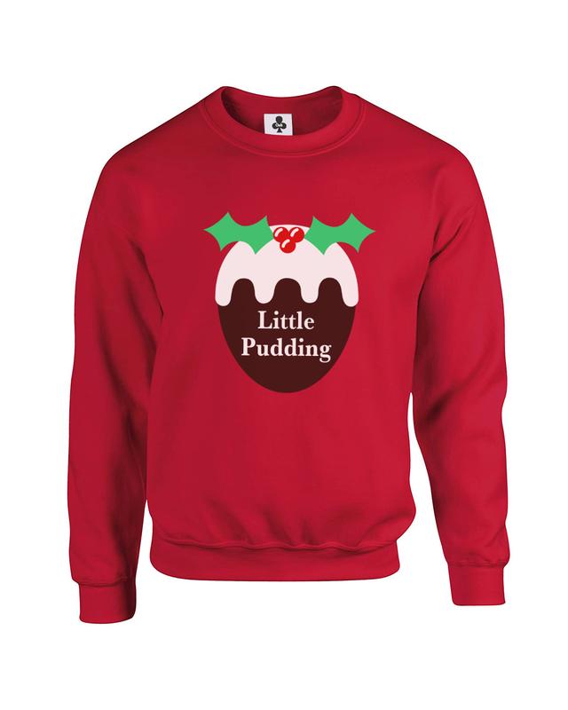 Little pudding Sweatshirt Christmas Jumper christmas pudding xmas festive cute fun funny novelty joke humour 0