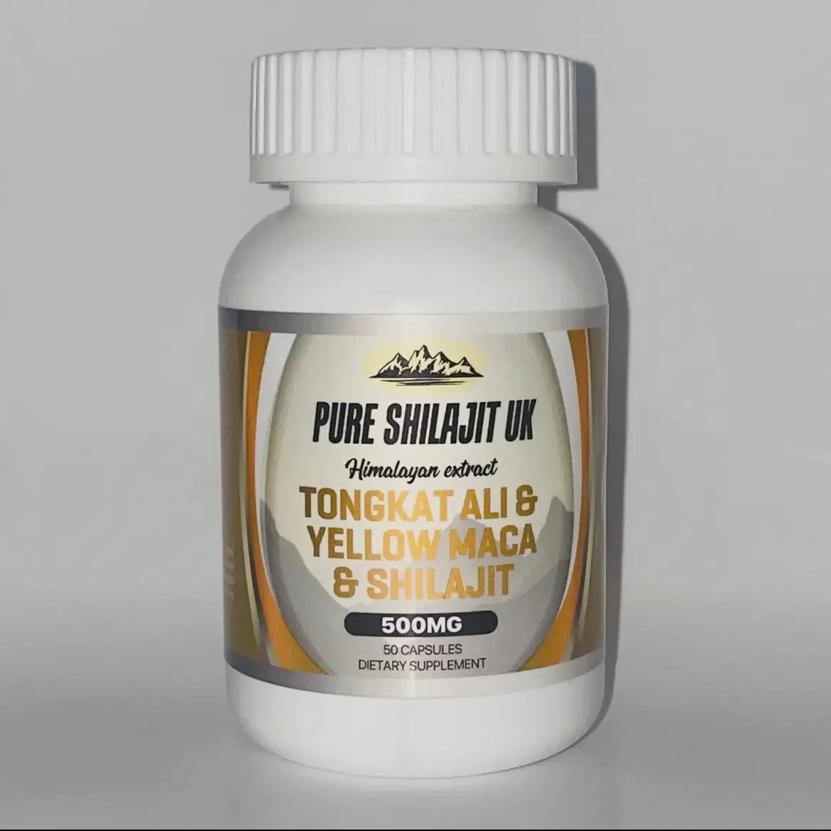 Tongkat Ali, Yellow Maca & Shilajit 500mg Supplement