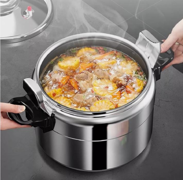Product Introduction of 7L-11L Aluminium Pressure Cooker with Lid Latch Indicator - Cookware 15