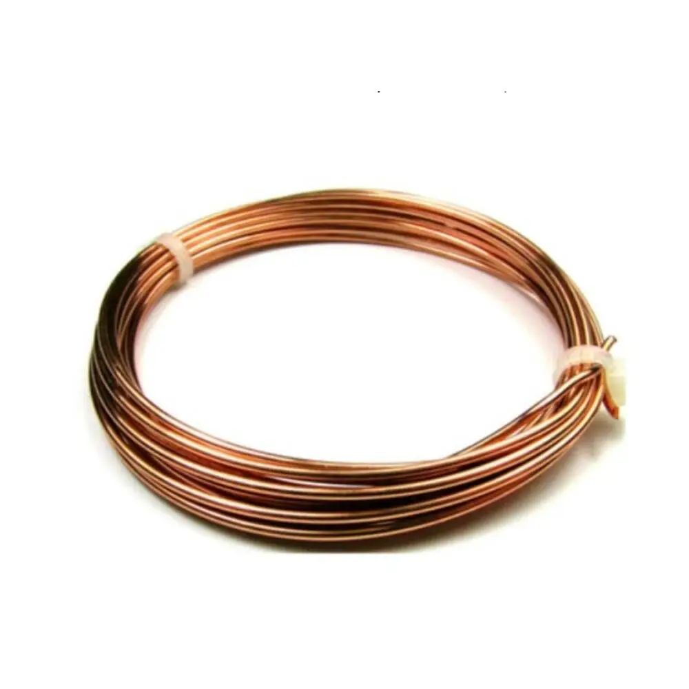 Copper Craft Wire Unplated Anti Tarnish 6M Coil 0.8mm Thick