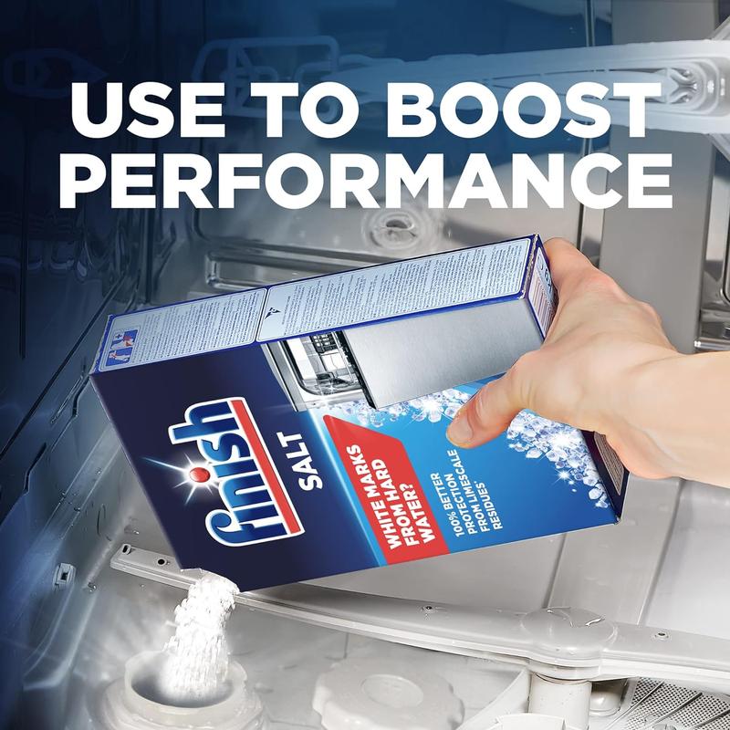 Product Introduction of Finish Dishwasher Salt - 2kg Softens water to boost the cleaning performance of your detergent Prevents spots and watermarks on dishes Contains no impurities Household Pack 1