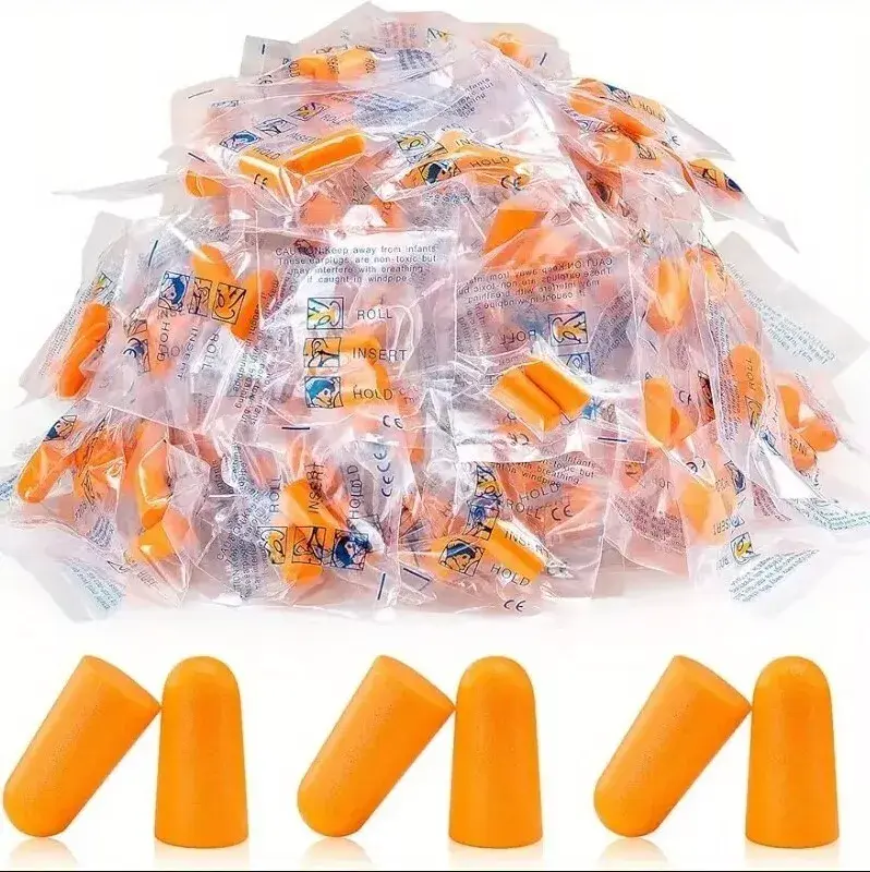 Soft Reusable Snoring Noise Cancelling Comfortable Earplugs 38DB Work Sleep Swim 1 Pair