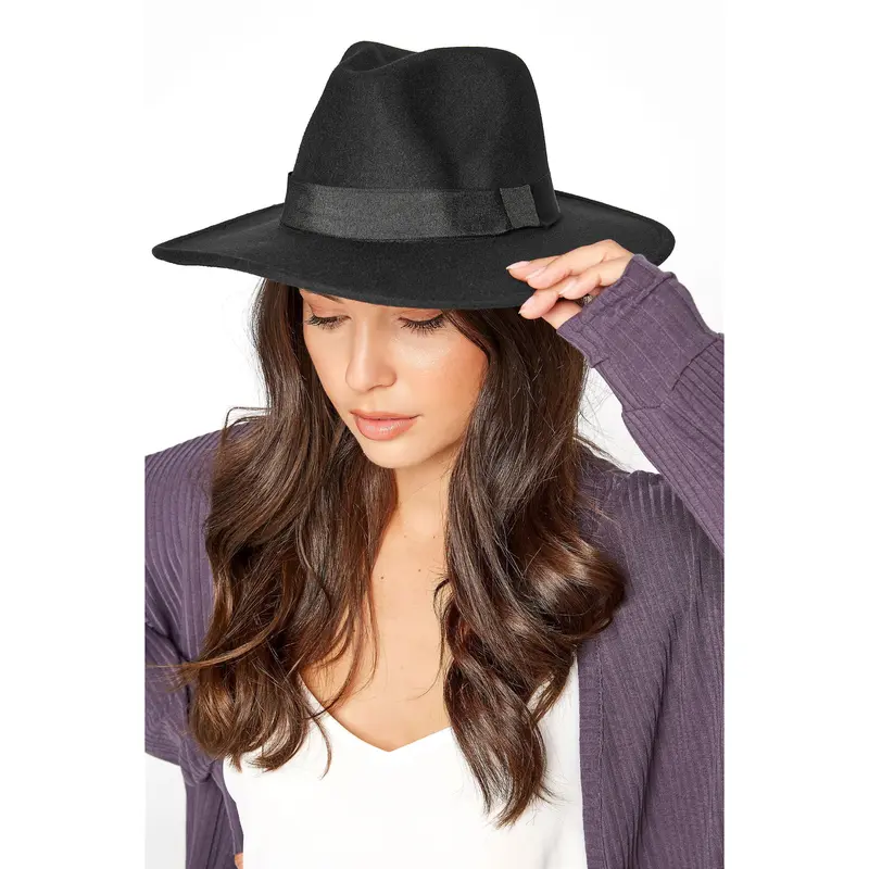 Black Fedora Hat 3