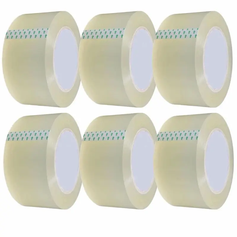 6X Clear Heavy Duty Strong Packaging Tape, 48mm*66mm, Self Adhesive-Heavy Duty-Super Sticky-Durable